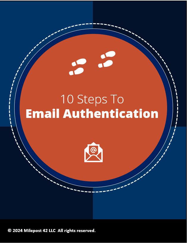 10 Steps to Email Authentication ebook cover