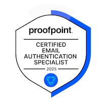 Badge for Proofpoint Certified Email Authentication Specialist