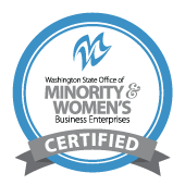 WA Office of Minority and Women's Business Enterprises Certified