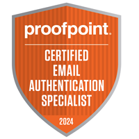 Proofpoint Certified Email Authentication Specialist Badge